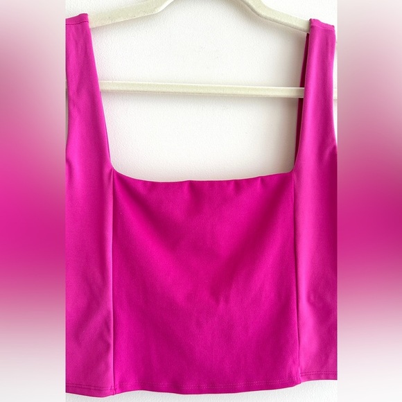 Sincerely Jules Active Sports Bra, Two Tone Magenta, Size Large - Picture 3 of 14